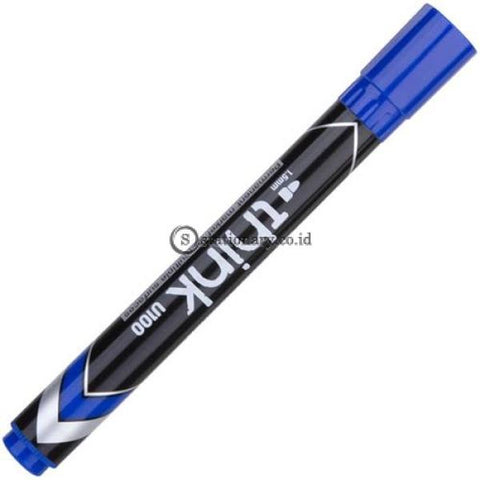 Deli Spidol Permanent Marker Think 1.5Mm Blue Eu10030 Office Stationery