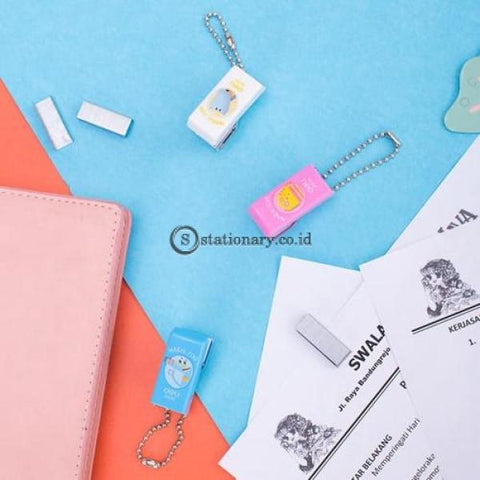 Deli Stapler Mini No10 With Key Chain E0225 Office Stationery