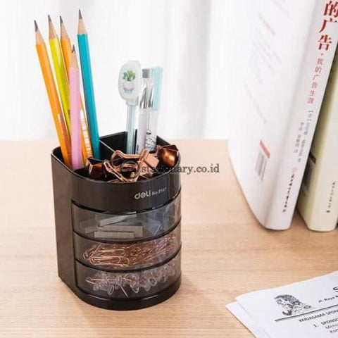 Deli Tempat Pensil Desk Set Organizer 6 Compartment E9147 Office Stationery