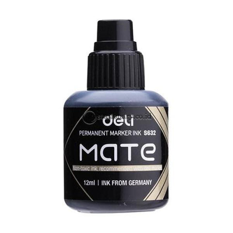 Deli Tinta Permanent Marker Ink 12Ml Es632 Office Stationery