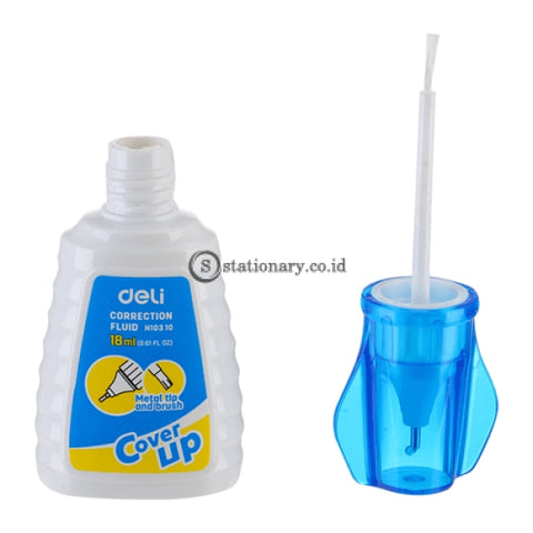 Deli Tip Ex Correction Tape Metal Tip And Brush Applicator 18ml EH10310