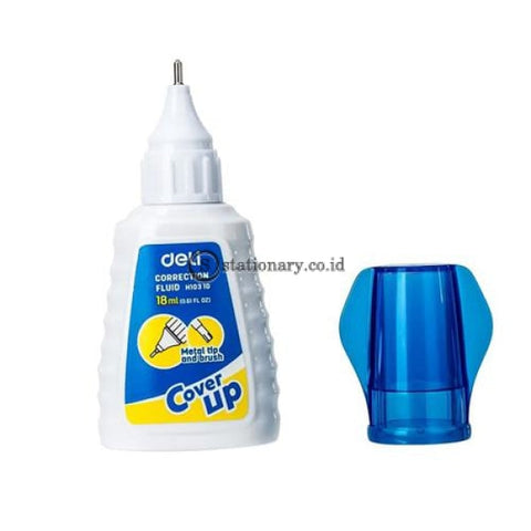 Deli Tip Ex Correction Tape Metal And Brush Applicator 18Ml Eh10310 Office Stationery