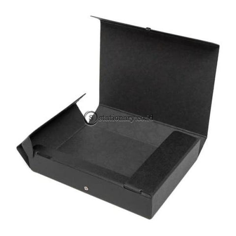 Elba Document Portfolio A4 6Cm Black #e31416 Office Stationery