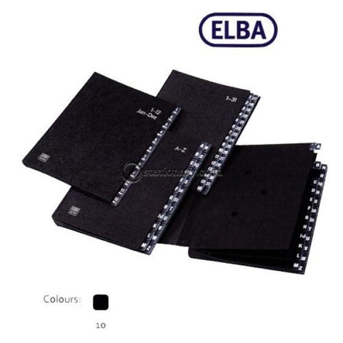 Elba Sorter Book A4 Tabs A-Z #e42414 Office Stationery