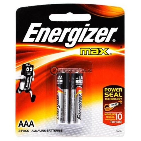 Energizer Baterai Max Aaa (2Pcs) Office Stationery