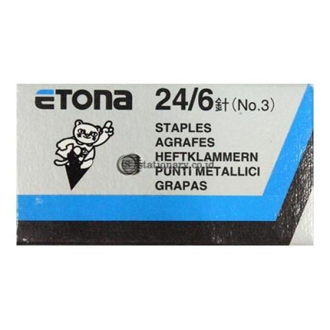 Etona Isi Staples 24/6 No 3 Office Stationery