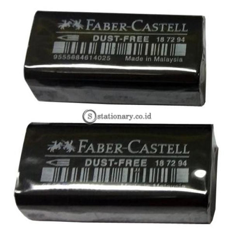 Faber Castell Penghapus Pensil Eraser Dust Free 7294 Hitam Office Stationery