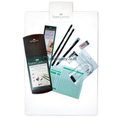 Faber Castell Tempat Pensil Exam Set Mantap Acrylic (Clipboard) Office Stationery