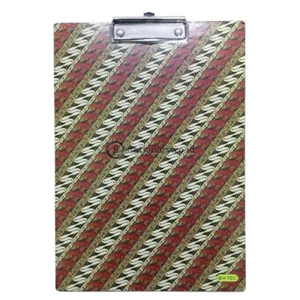 Gm Clipboard Kayu Executive Batik Folio Office Stationery