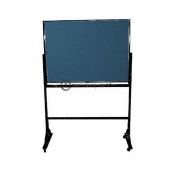 Gm Green / Black Board Magnetic Stand Kaki 60 X 90Cm Gb-690Df Office Equipment