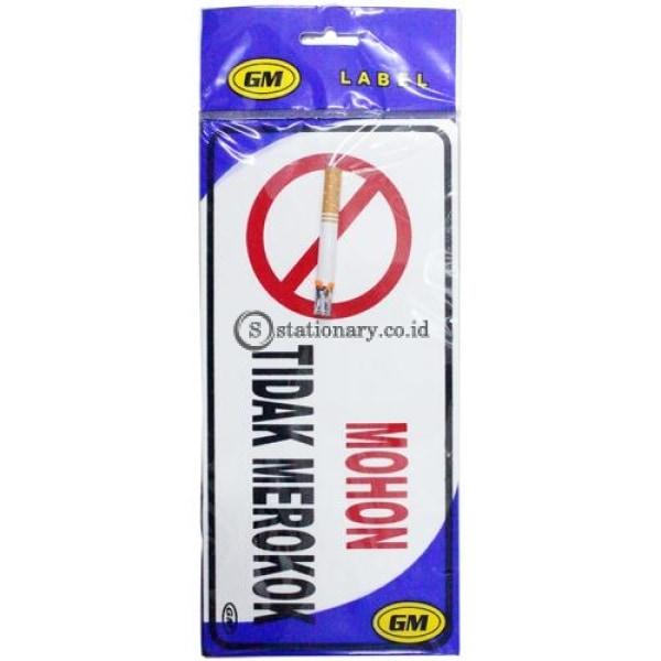 Gm Label Sign Akrilik (3D) 3 Dimensi Mohon Tidak Merokok Lm-093D Office Stationery