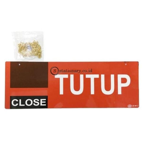 Gm Label Sign Akrilik (B) Buka / Tutup Warna Lb401C Office Stationery Digital & Display