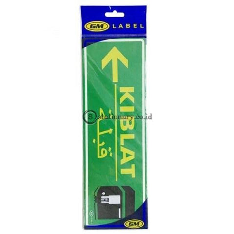 Gm Label Sign Akrilik (B) Kiblat Panah Kiri Warna Lb408C Office Stationery Digital & Display