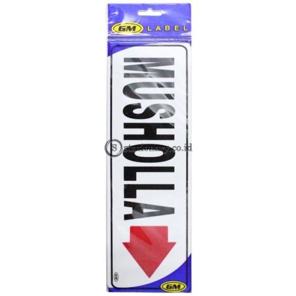 Gm Label Sign Akrilik (B) Mushola Panah Kanan Office Stationery