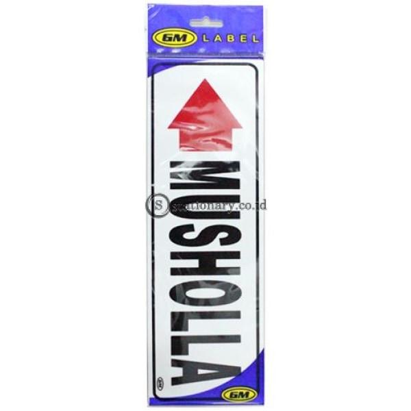 Gm Label Sign Akrilik (B) Mushola Panah Kiri Office Stationery