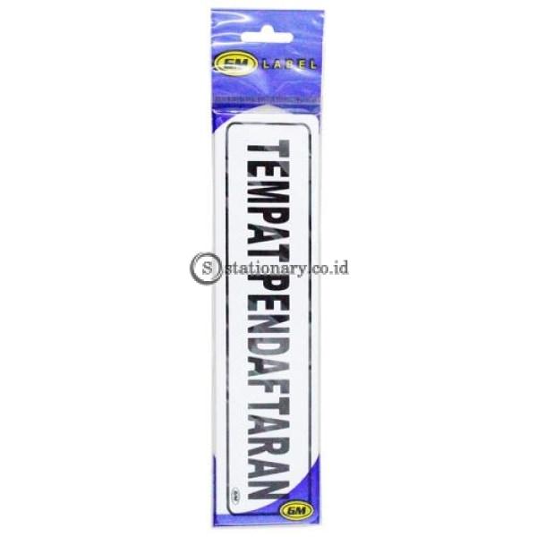 Gm Label Sign Akrilik (K) Tempat Pendaftaran Lk-35 Office Stationery