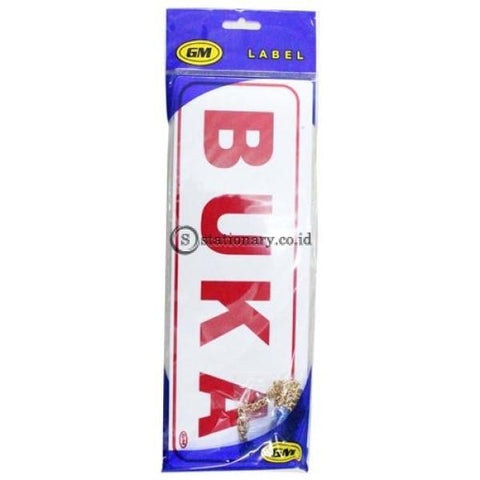 Gm Label Sign Akrilik (M) Buka Tutup (Close Open) Lm-02 Office Stationery
