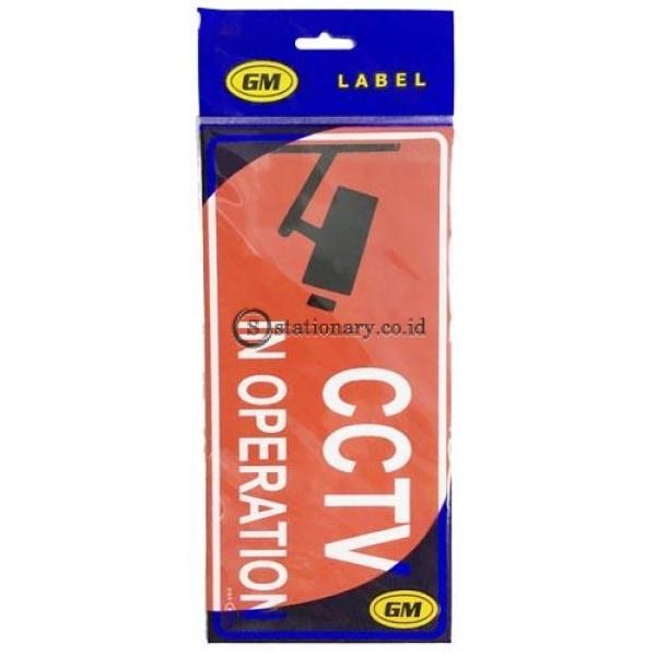 Gm Label Sign Akrilik (M) Cctv + Rantai 3D Warna Lm315C Office Stationery Digital & Display