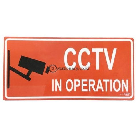 Gm Label Sign Akrilik (M) Cctv + Rantai 3D Warna Lm315C Office Stationery Digital & Display
