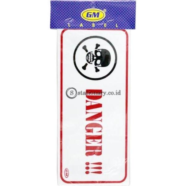 Gm Label Sign Akrilik (M) Danger Office Stationery