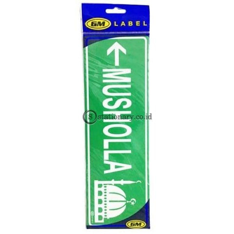 Gm Label Stiker (B) Musholah Panah Kiri Warna Lb403C Office Stationery Digital & Display
