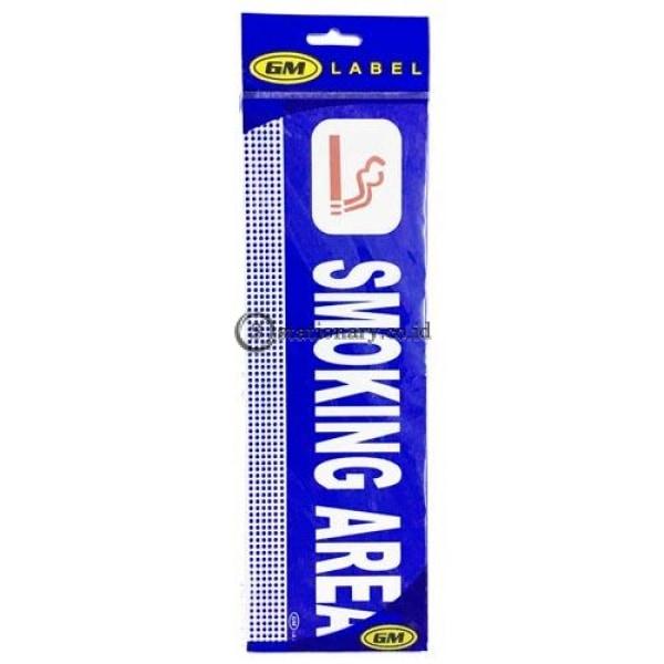 Gm Label Stiker (B) Smoking Area Warna Lb420C Office Stationery Digital & Display