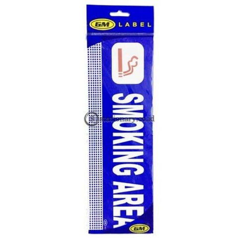 Gm Label Stiker (B) Smoking Area Warna Lb420C Office Stationery Digital & Display
