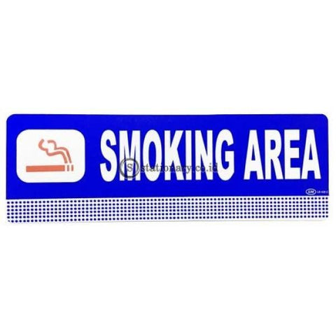 Gm Label Stiker (B) Smoking Area Warna Lb420C Office Stationery Digital & Display