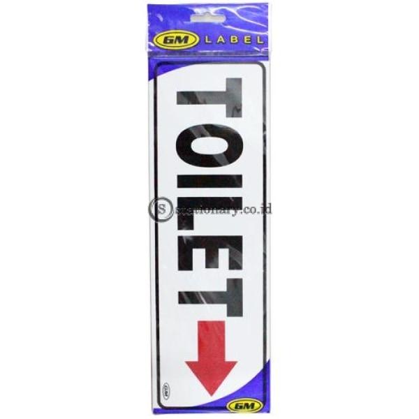 Gm Label Stiker (B) Toilet Panah Kanan Office Stationery