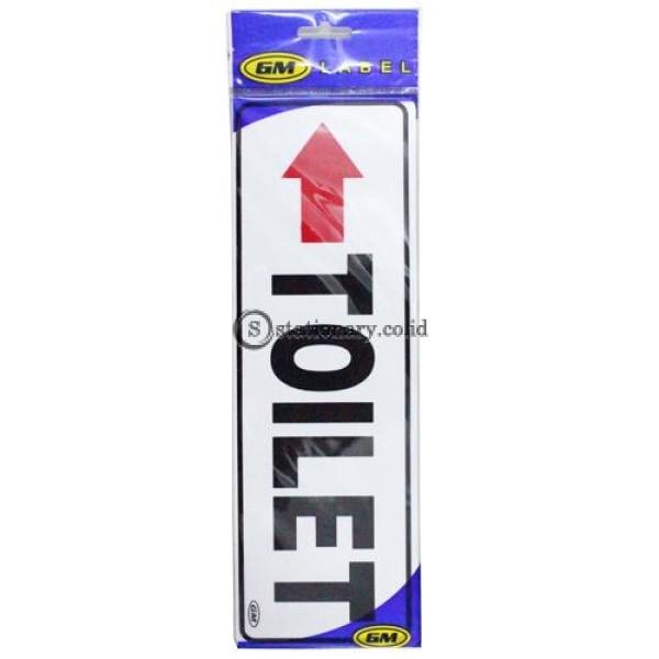 Gm Label Stiker (B) Toilet Panah Kiri Office Stationery