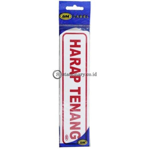 Gm Label Stiker (K) Harap Tenang Lk-08 Office Stationery