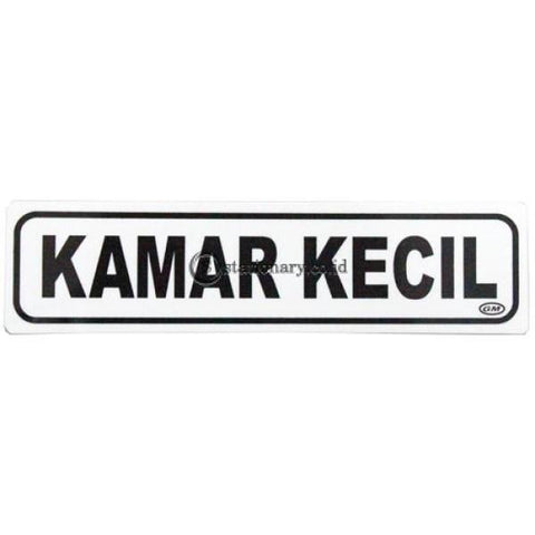 Gm Label Stiker (K) Kamar Kecil Office Stationery