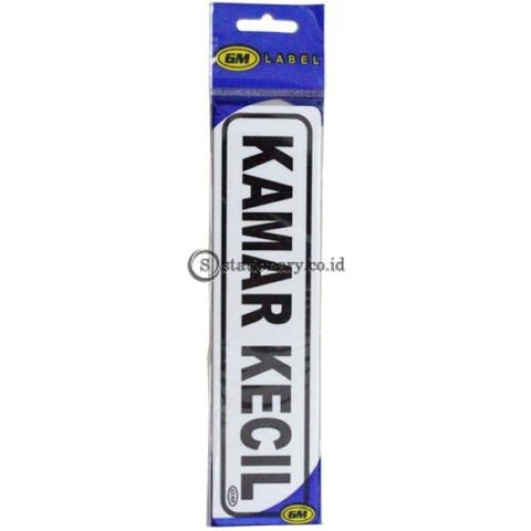 Gm Label Stiker (K) Kamar Kecil Office Stationery