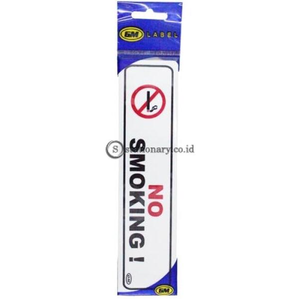 Gm Label Stiker (K) No Smoking 5X20Cm Office Stationery