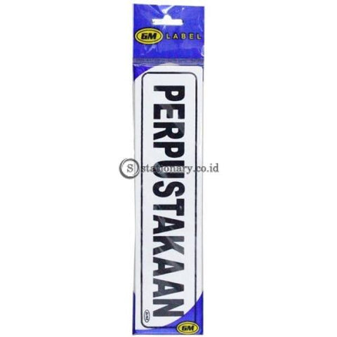 Gm Label Stiker (K) Perpustakaan Office Stationery
