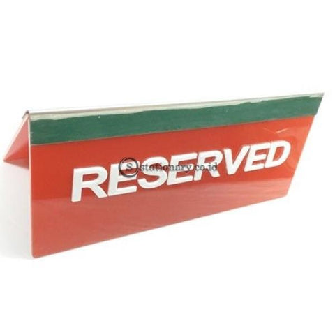 Gm Sign Table Reserved Ts605 Office Stationery Digital & Display