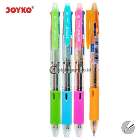 Joyko Ballpoint 2 Warna Dwico 0.7mm (Warna Tinta Hitam dan Merah) BP-287