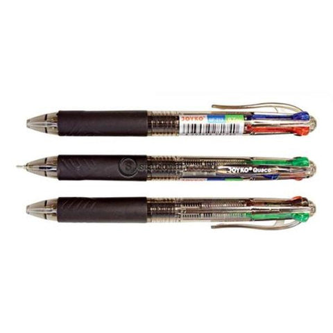Joyko Ballpoint 4 warna Quaco 0.7mm BP-213
