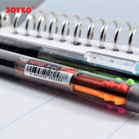 Joyko Ballpoint 6 Warna Sito 0.7Mm Bp-236 Office Stationery