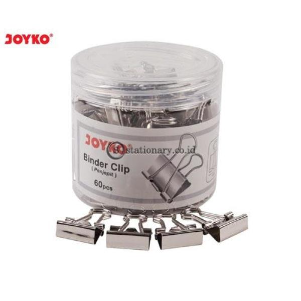 Joyko Binder Clip Penjepit Kertas Silver 105Sl (1 Drum 60Pcs) Office Stationery