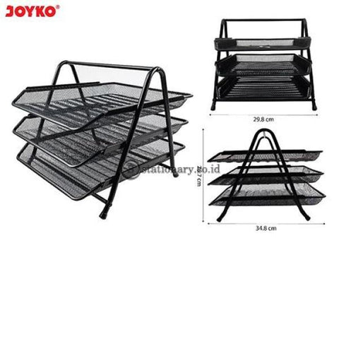 Joyko Document Tray 3 Susun Jaring Besi Dt-25 Office Stationery Promosi