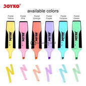 Joyko Highlighter Grip Pastel Color Blue Hl-10 Office Stationery Lain -