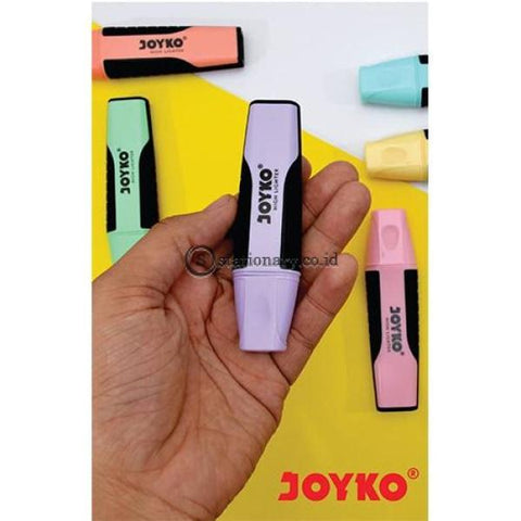 Joyko Highlighter Grip Pastel Color Blue Hl-10 Office Stationery Lain -