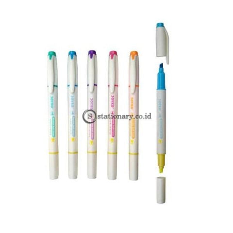 Joyko Highlighter Penanda Dual Tip (6 Warna) Hl-46 Office Stationery