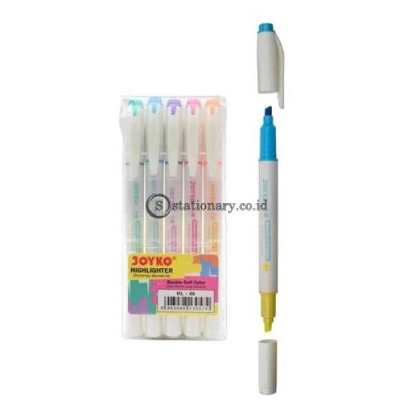 Joyko Highlighter Penanda Dual Tip (6 Warna) Hl-46 Office Stationery