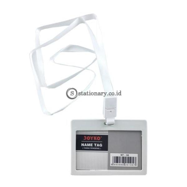 Joyko Id Card Name Tag With Landyard 54X90Mm Landscape Nt-55 White Office Stationery