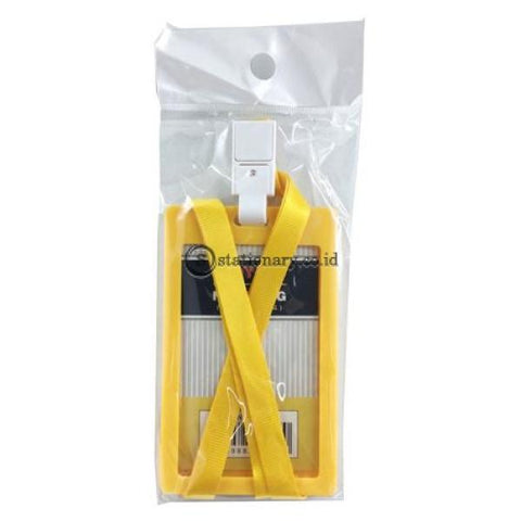 Joyko Id Card Name Tag With Landyard 54X90Mm Potrait Nt-54 Yellow Office Stationery