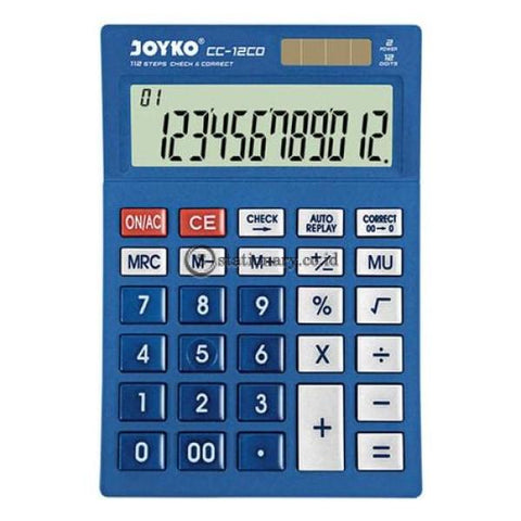 Joyko Kalkulator 12 Digit Check Correct Cc-12Co Office Stationery