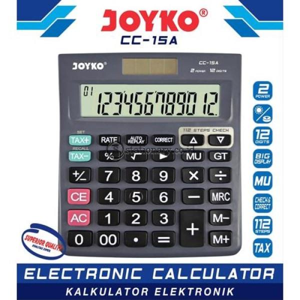 Joyko Kalkulator 12 Digit Check Correct Cc-15A Office Stationery