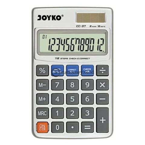Joyko Kalkulator 12 Digit Check Correct Cc-37 Office Stationery